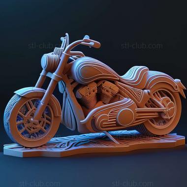 3D мадэль Honda Shadow VT750C (STL)